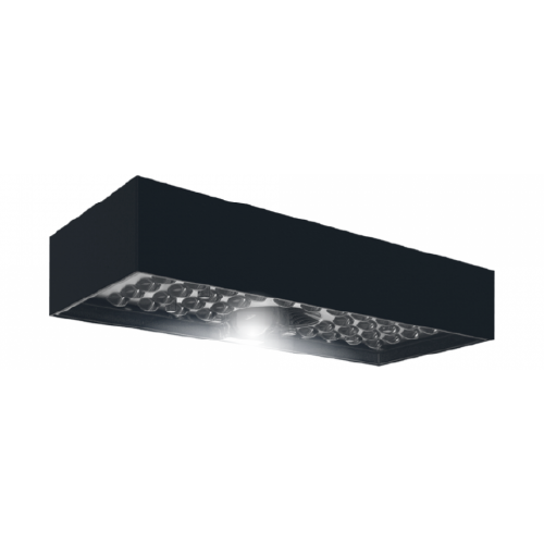 ARTEFACTO EXTERIOR SOLAR DE PARED NEGRO CON SENSOR DE MOV.6W 3000K